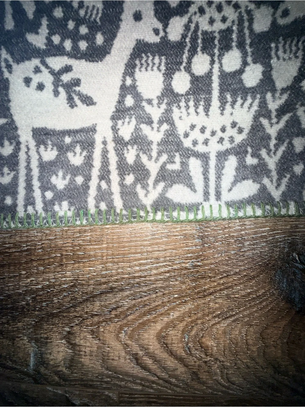 Pad Concepts - Gray and White Reindeer SUPER SOFT BLANKET